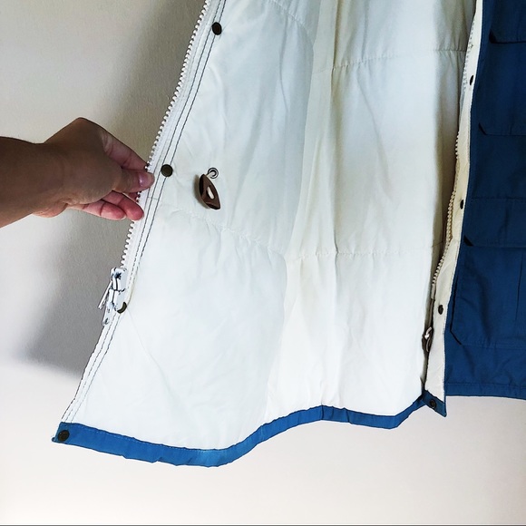 VINTAGE Woolrich blue insulated zip up jacket - Picture 6 of 8